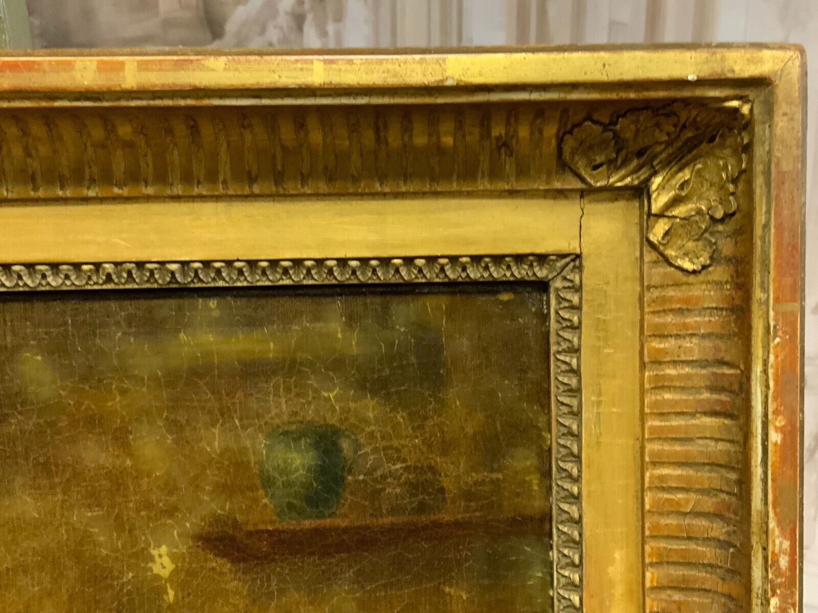ANTIKES BAROCK GEMÄLDE ÖLGEMÄLDE 18 TES JHDT PERSONEN DER ARZTBESUCH – Bild 10