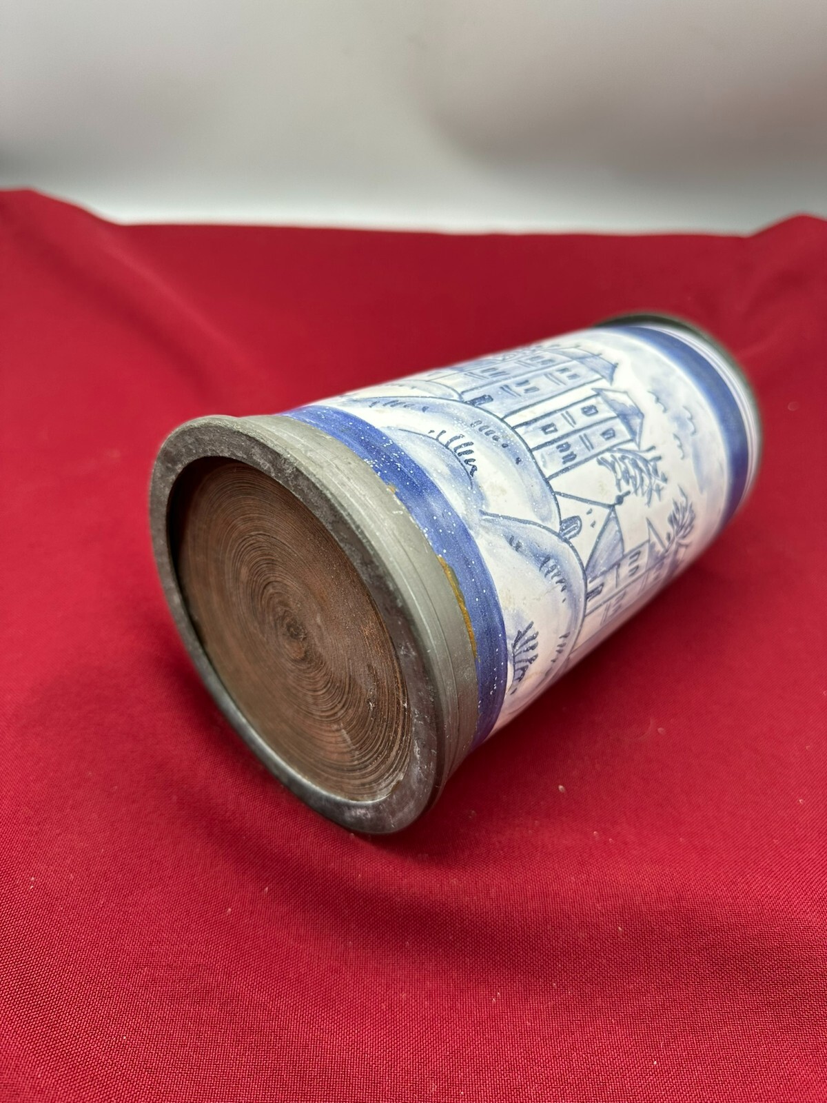 ANTIKER BAROCK KRUG BAROCKKRUG KERAMIK HANDBEMALT 19 TES JHDT – Bild 9