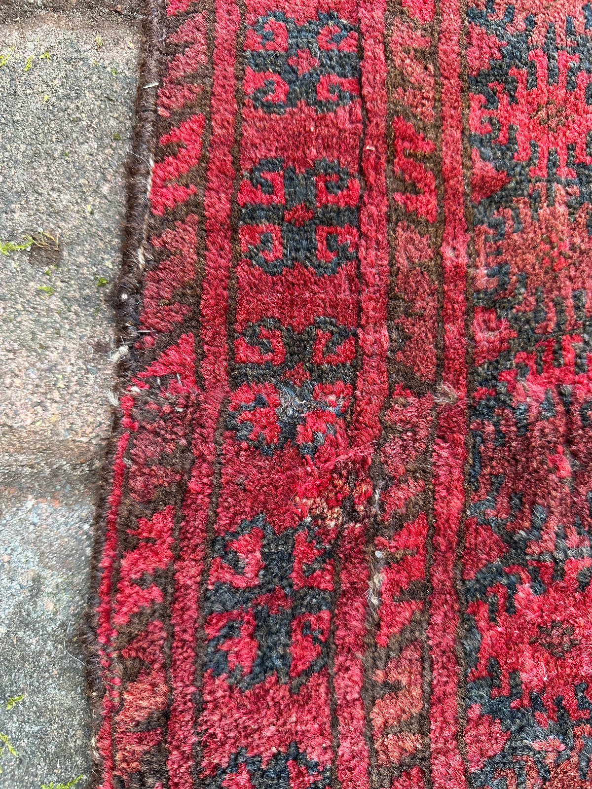 ALTER TURKMEN TEPPICH ORIENTTEPPICH WOLLE HANDGEKNÜPFT 180x137cm – Bild 13