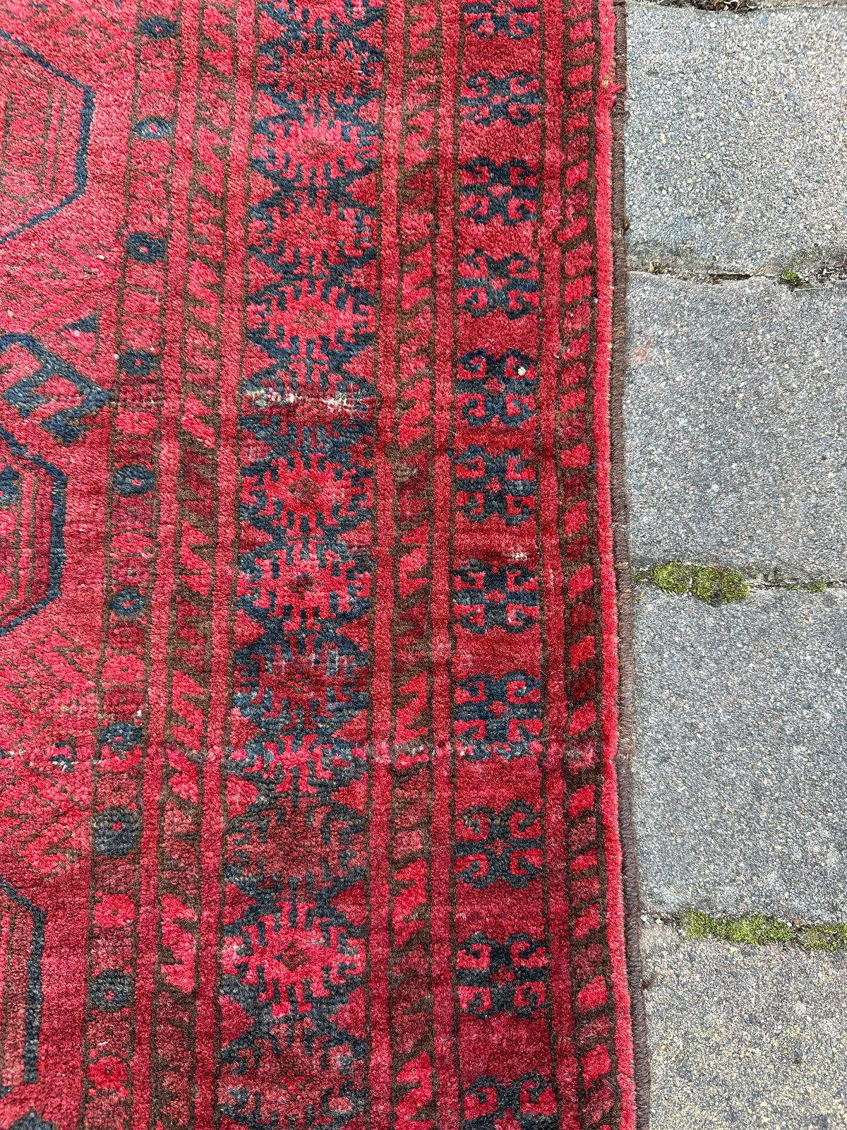 ALTER TURKMEN TEPPICH ORIENTTEPPICH WOLLE HANDGEKNÜPFT 180x137cm – Bild 15