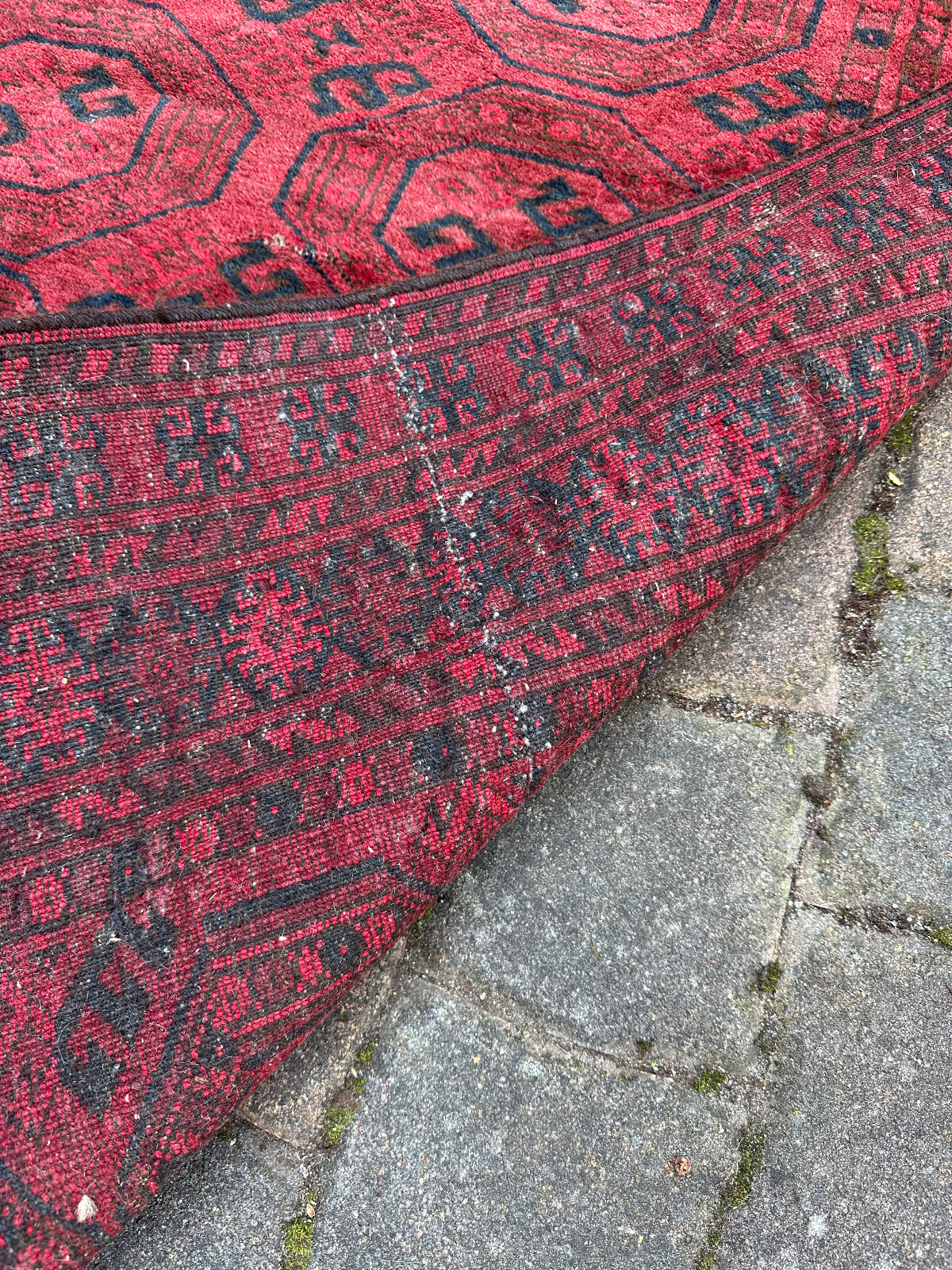 ALTER TURKMEN TEPPICH ORIENTTEPPICH WOLLE HANDGEKNÜPFT 180x137cm – Bild 16