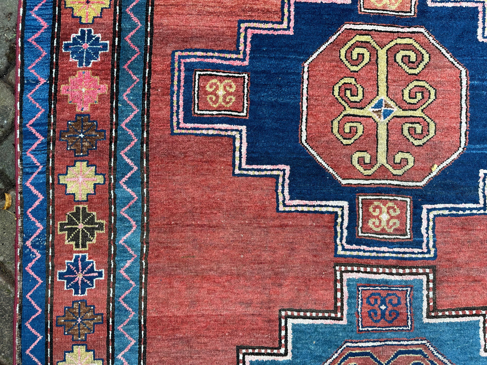 ANTIKER NOMADEN TEPPICH DATIERT 1931 ORIENTTEPPICH WOLLE HANDGEKNÜPFT 258x158cm – Bild 11