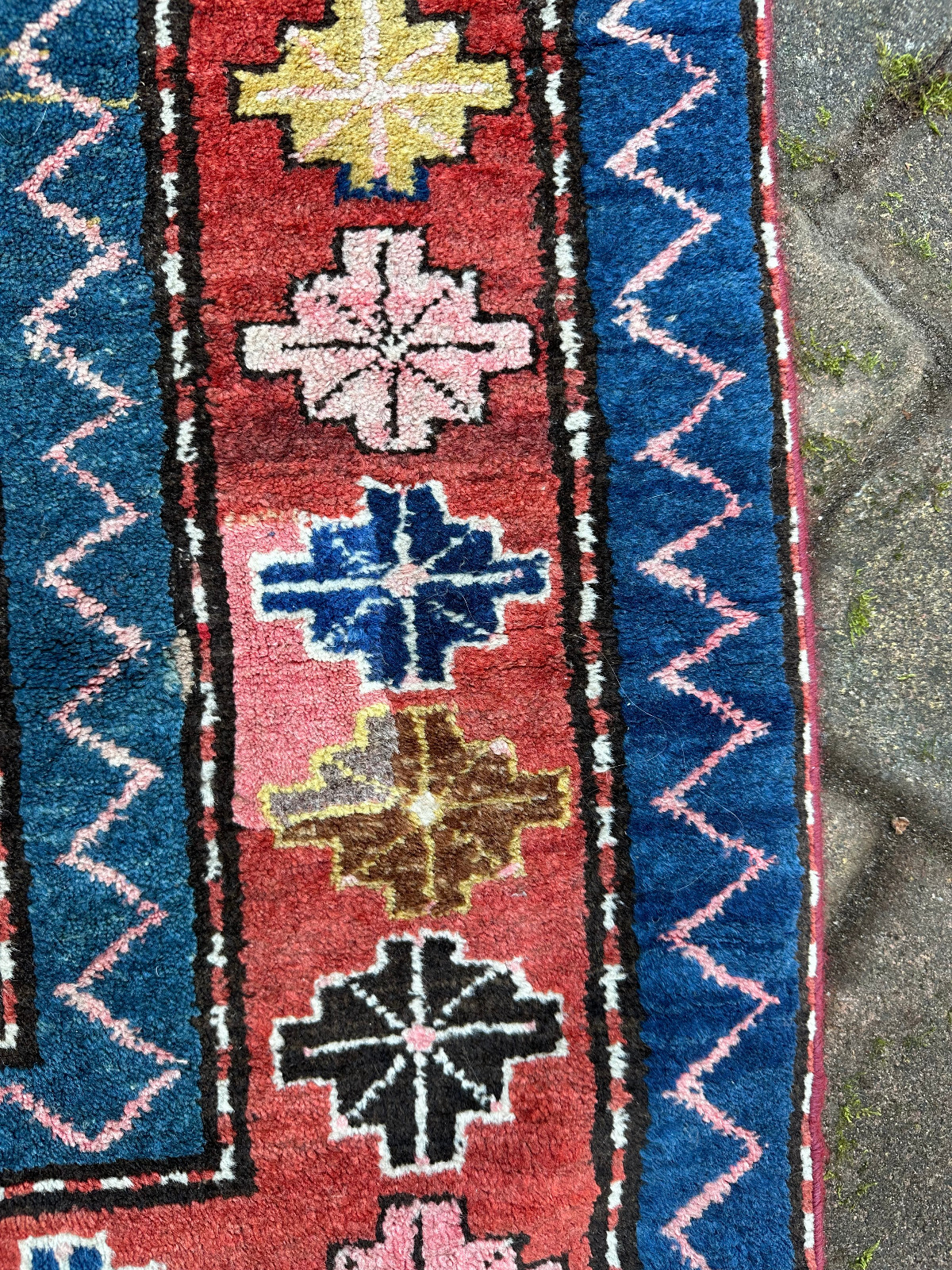 ANTIKER NOMADEN TEPPICH DATIERT 1931 ORIENTTEPPICH WOLLE HANDGEKNÜPFT 258x158cm – Bild 17