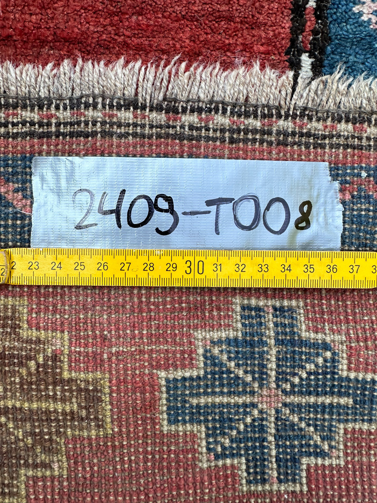 ANTIKER NOMADEN TEPPICH DATIERT 1931 ORIENTTEPPICH WOLLE HANDGEKNÜPFT 258x158cm – Bild 20