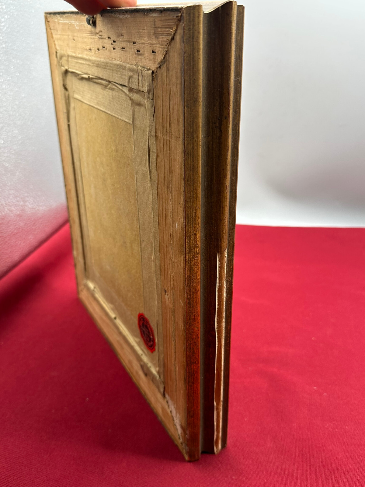 ÖLGEMÄLDE PORTRAIT PRIESTER MIT WEINGLAS GERAHMT 28x32cm – Bild 18
