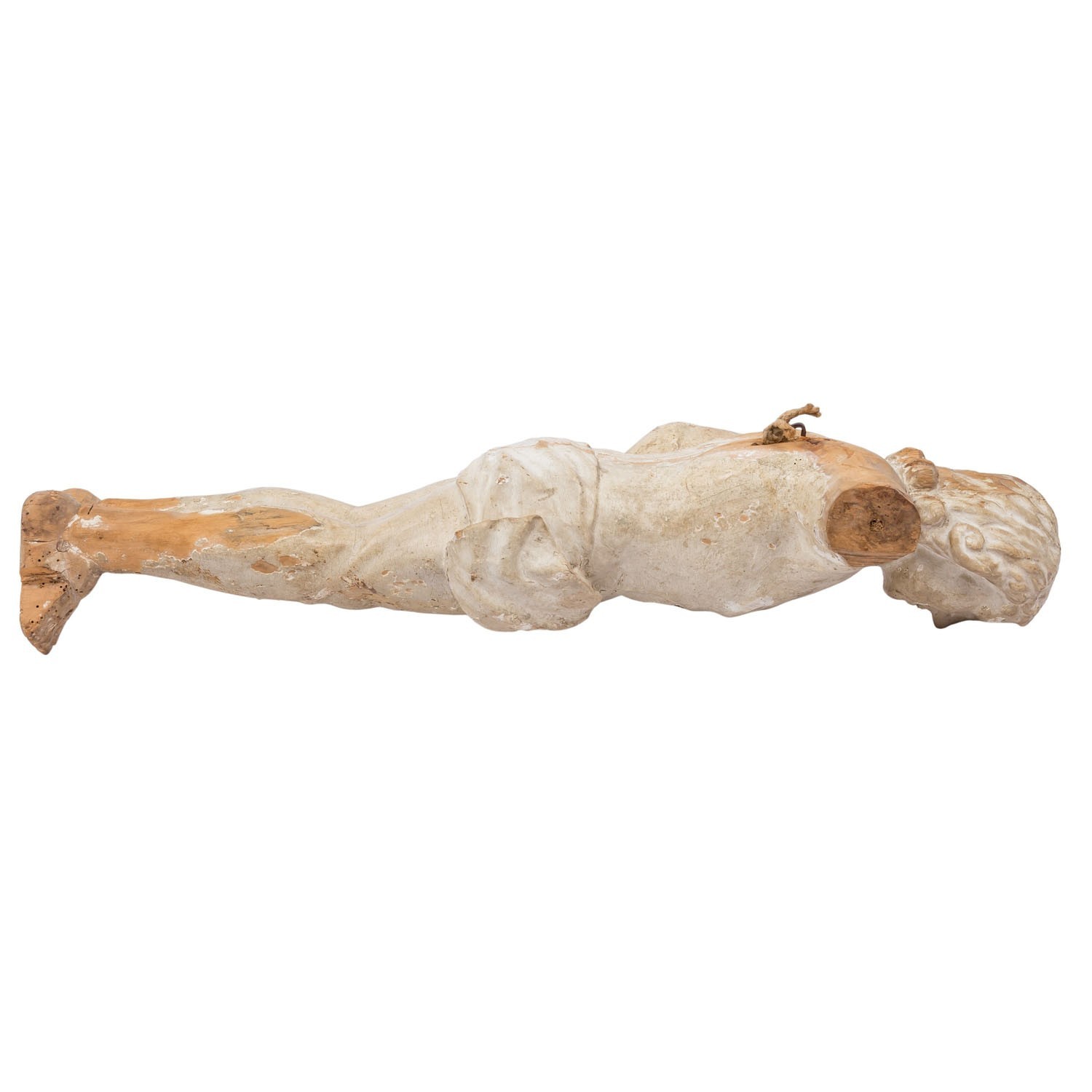 ANTIKE BAROCK HEILIGENFIGUR 18 TES JHDT HEILIGER SEBASTIAN 75cm – Bild 4