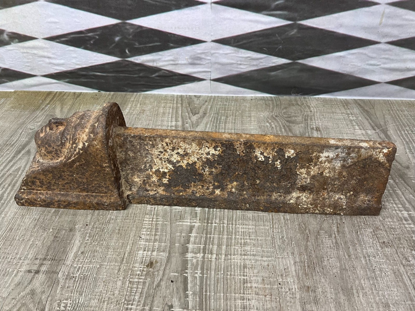 ANTIKE KAMINBÖCKE AUS EISEN UM 1880 HISTORISMUS GRIECHISCHE GÖTTINNEN – Bild 7