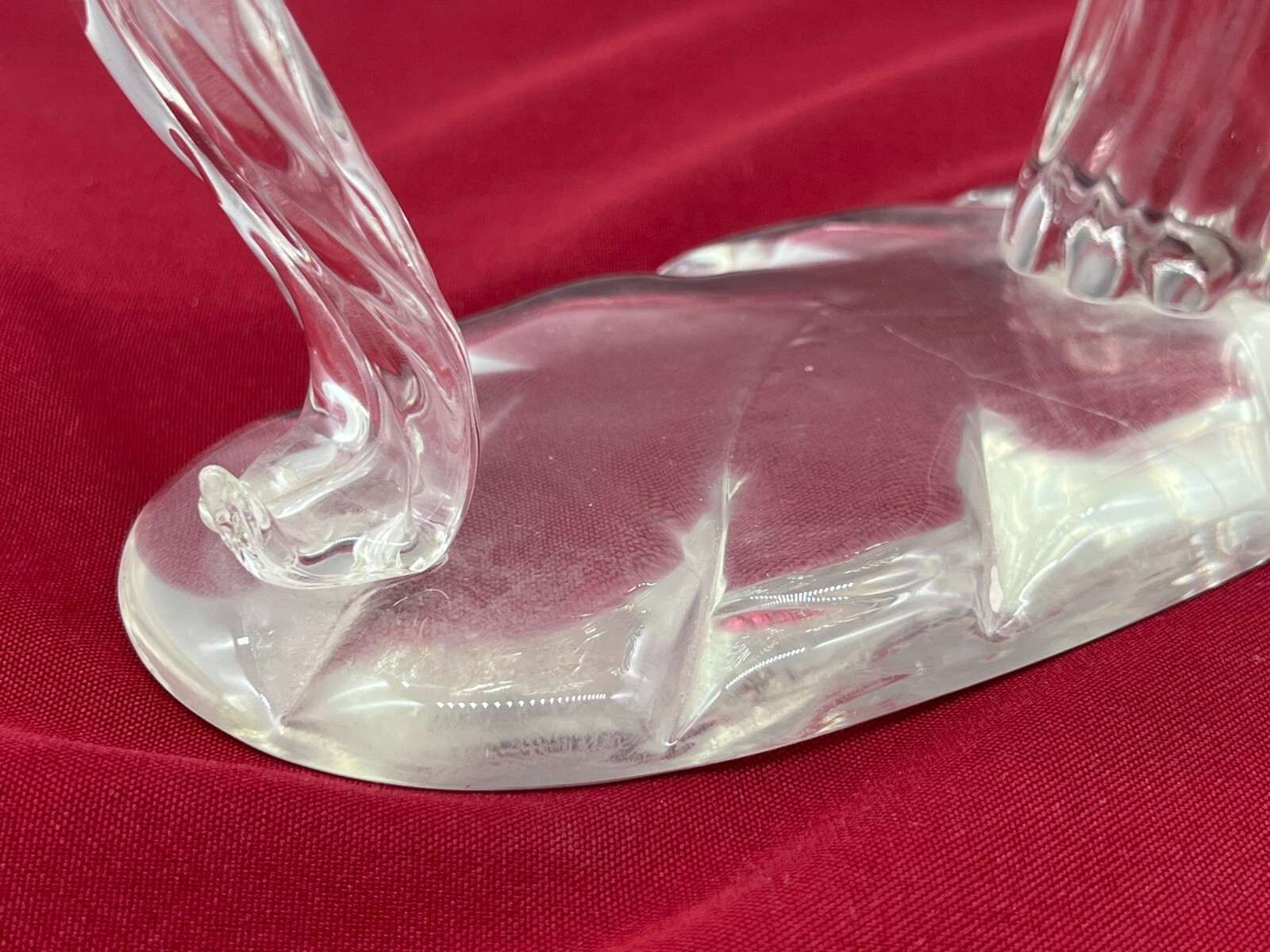 SEHR GROSSE FIGUR AUS GLAS 24cm VÖGEL AUF AST SPATZEN – Bild 18