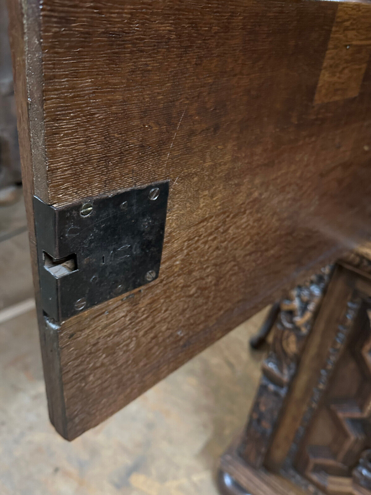 ANTIKER RENAISSANCE SCHRANK HOLLAND 17/18 TES JHDT PRUNKSCHNITZWERK LÖWENKÖPFE – Bild 17