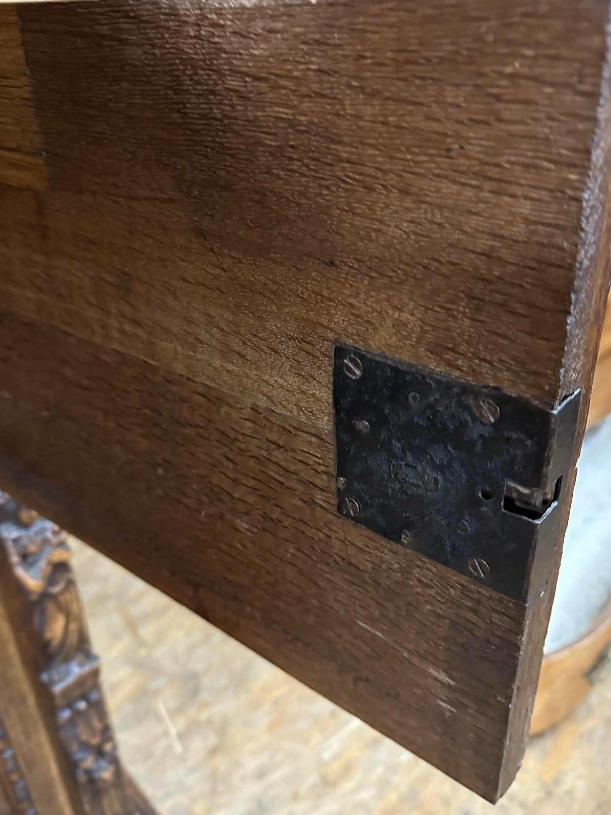 ANTIKER RENAISSANCE SCHRANK HOLLAND 17/18 TES JHDT PRUNKSCHNITZWERK LÖWENKÖPFE – Bild 19