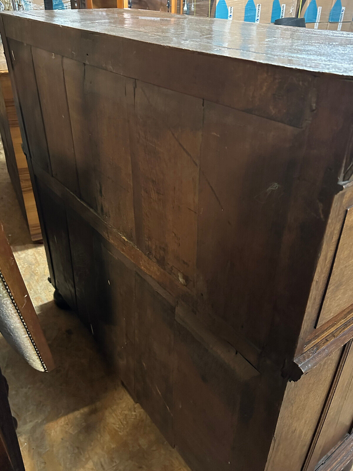 ANTIKER RENAISSANCE SCHRANK HOLLAND 17/18 TES JHDT PRUNKSCHNITZWERK LÖWENKÖPFE – Bild 21
