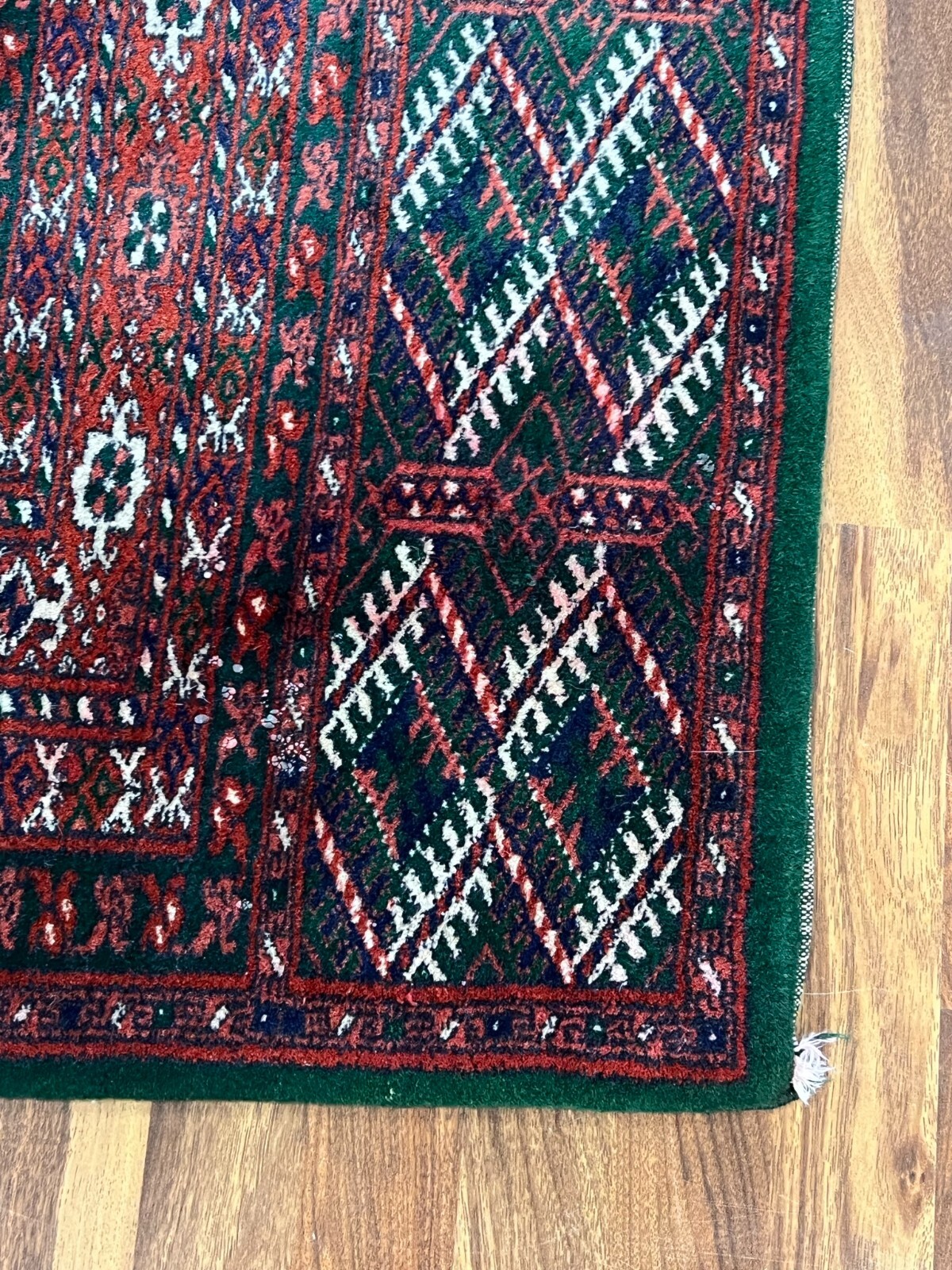 GROSSER TURKMEN TEPPICH AUS WOLLE HANDGEKNÜPFT ORIENTTEPPICH 380x310cm – Bild 12