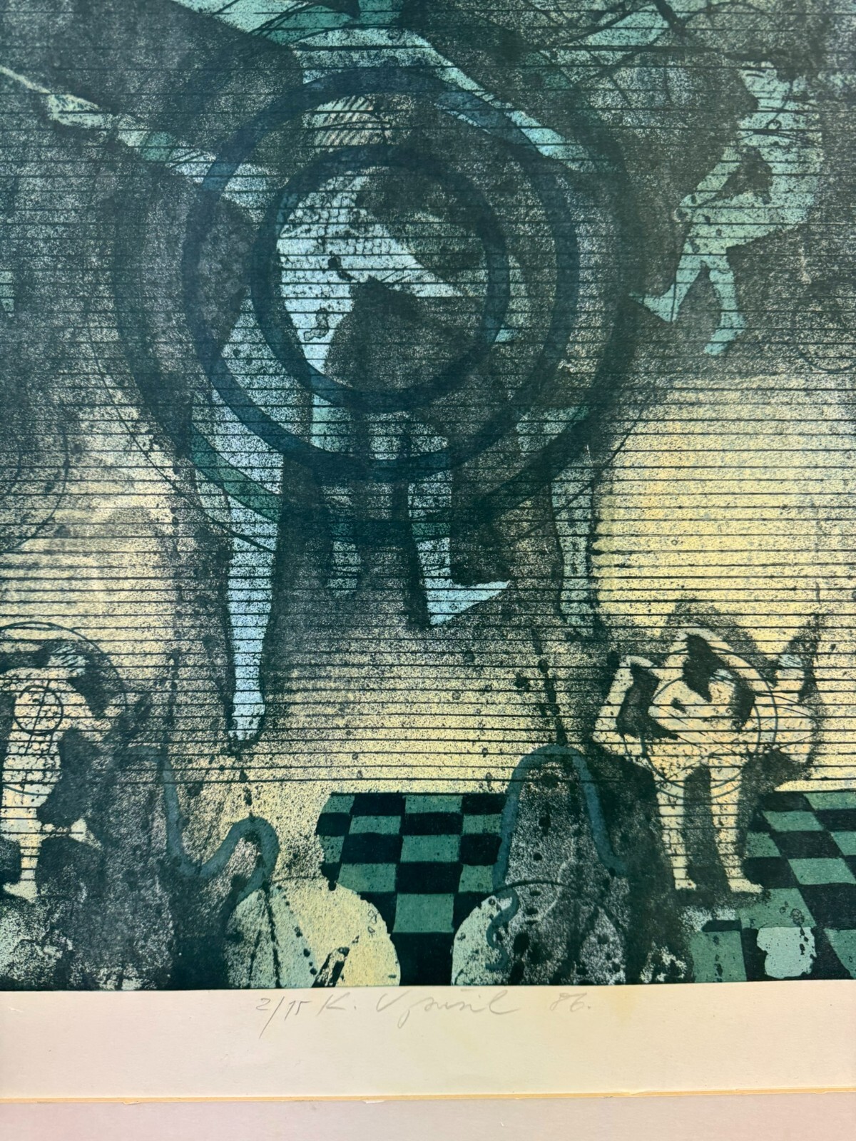 Karel VYSUSIL (1926-2014) SIGNIERTE LITHOGRAFIE DER GRÜNE TRAUM – Bild 11