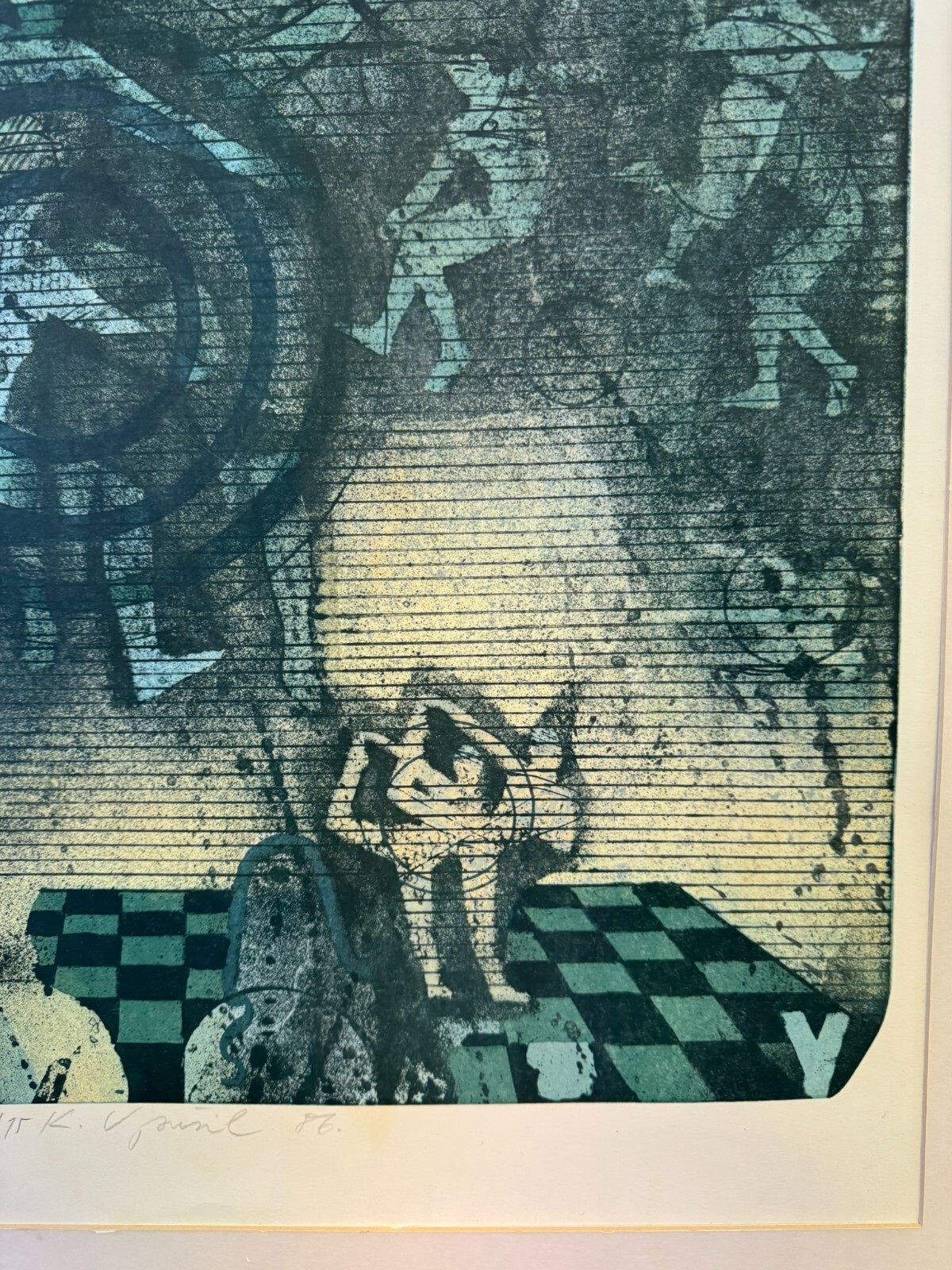 Karel VYSUSIL (1926-2014) SIGNIERTE LITHOGRAFIE DER GRÜNE TRAUM – Bild 12