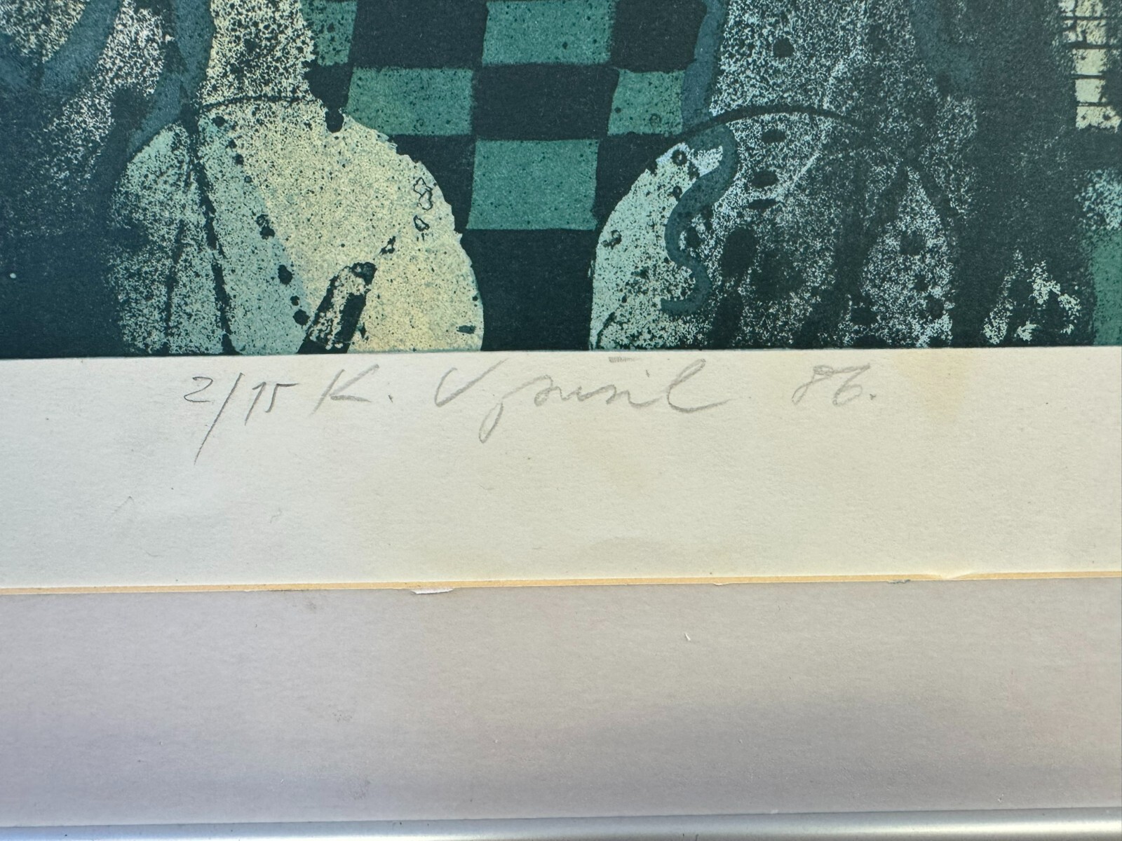 Karel VYSUSIL (1926-2014) SIGNIERTE LITHOGRAFIE DER GRÜNE TRAUM – Bild 13