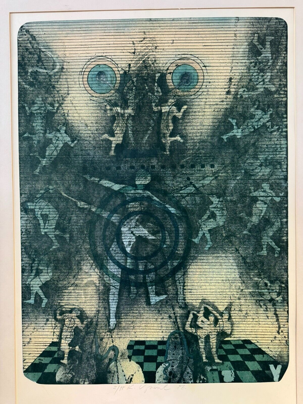 Karel VYSUSIL (1926-2014) SIGNIERTE LITHOGRAFIE DER GRÜNE TRAUM – Bild 3