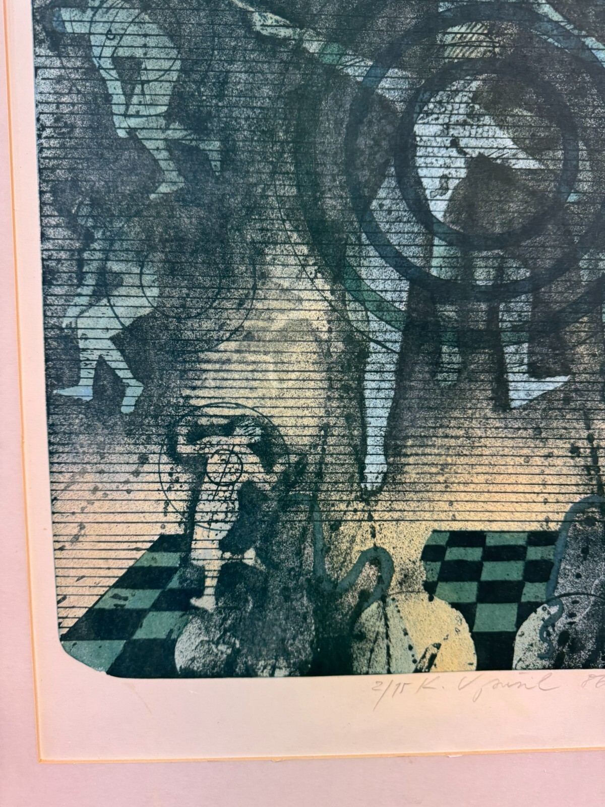 Karel VYSUSIL (1926-2014) SIGNIERTE LITHOGRAFIE DER GRÜNE TRAUM – Bild 10