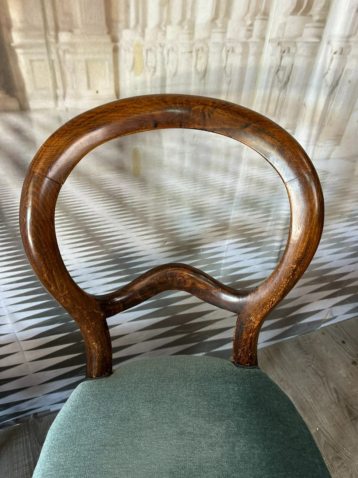 SET 2x ANTIKER  STUHL UM 1900 SET ANTIKE STÜHLE GRÜNDERZEIT – Bild 7
