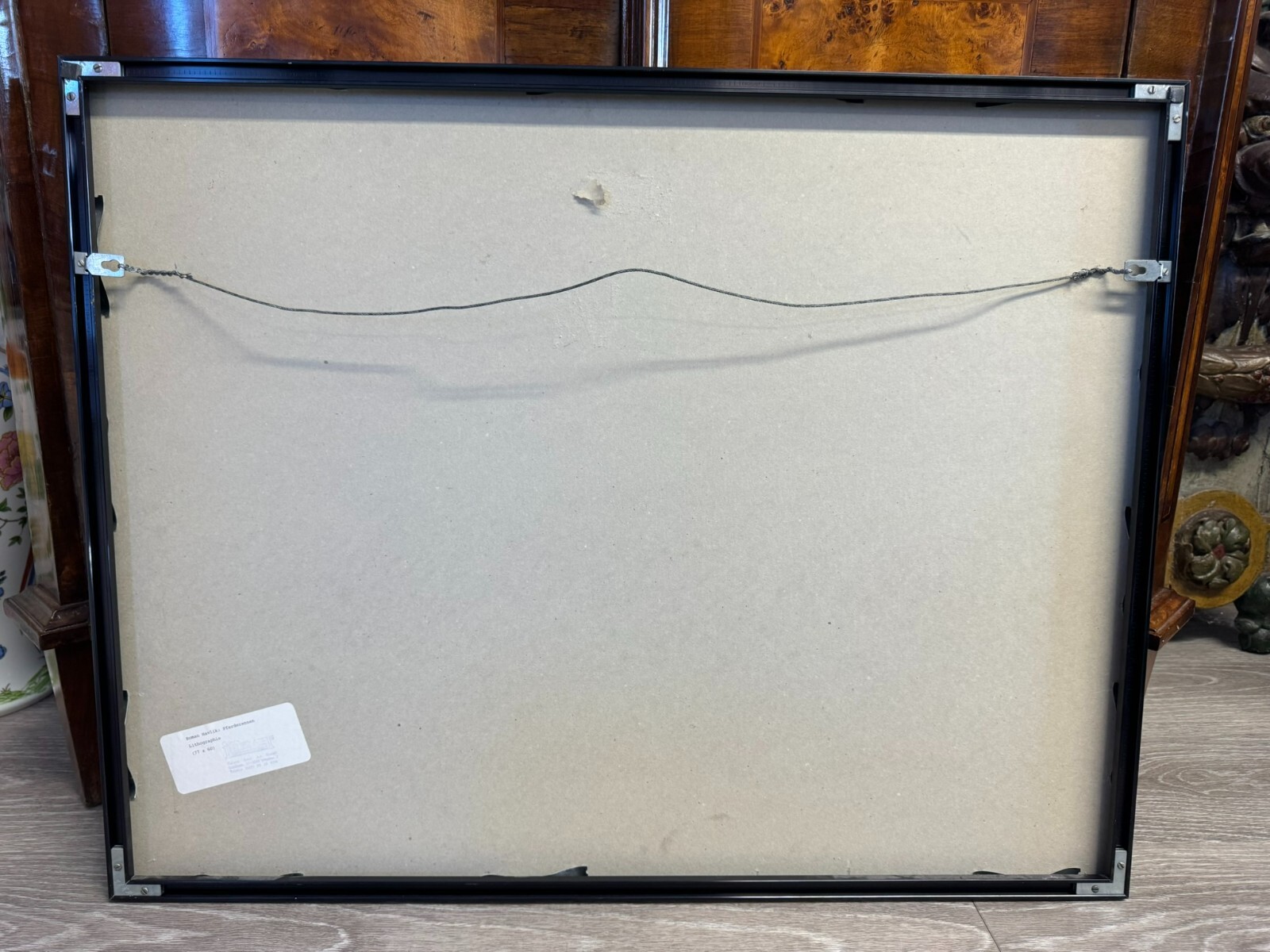 Roman HAVLÍK (1952) SIGNIERTE LITHOGRAFIE PFERDERENNEN – Bild 12