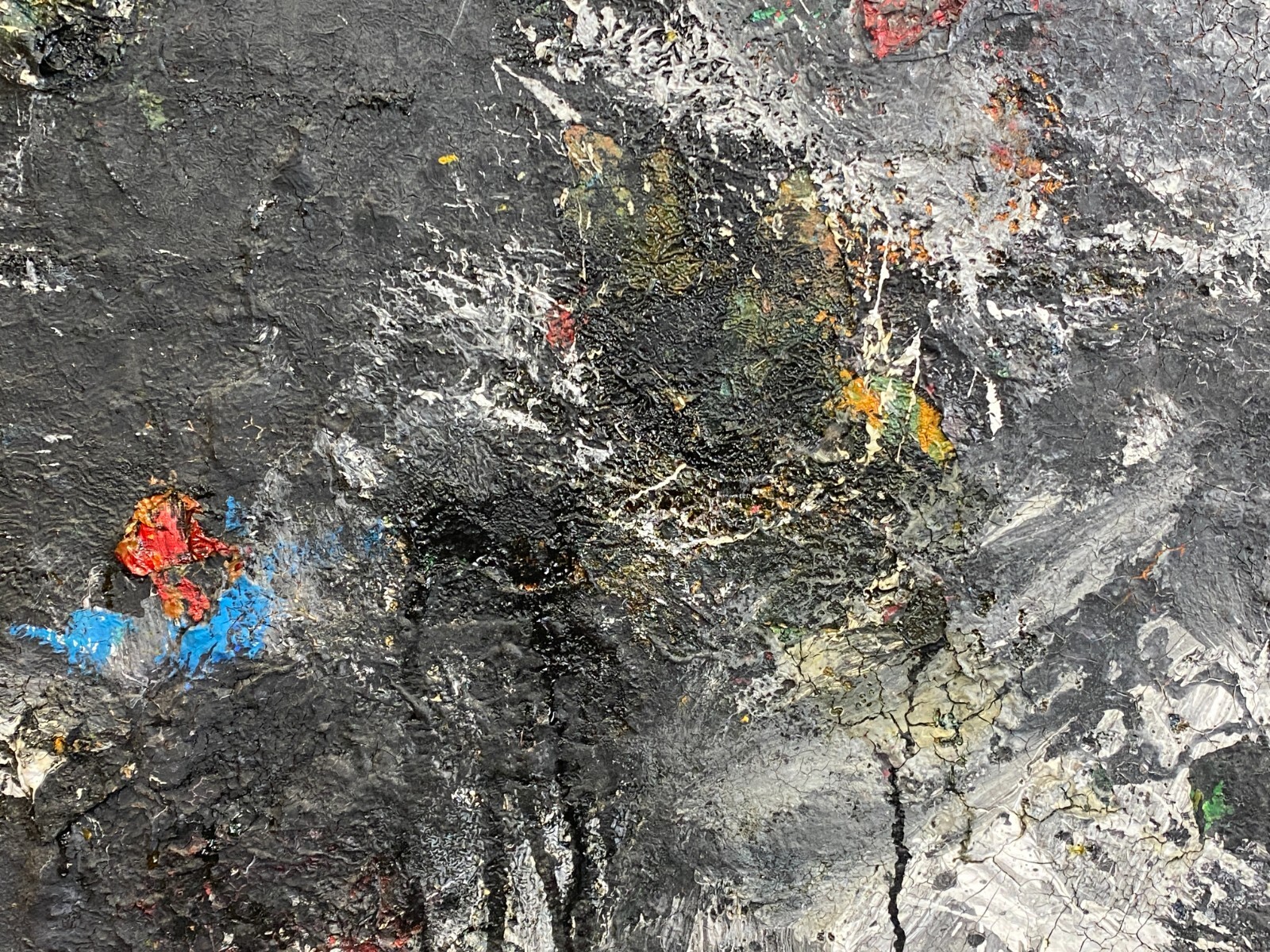 XXXL GEMÄLDE ACRYLGEMÄLDE 130x150cm ABSTRAKT WALDEMAR KUFNER – Bild 4