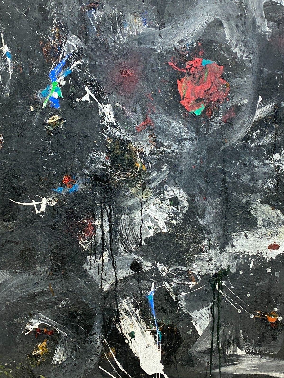 XXXL GEMÄLDE ACRYLGEMÄLDE 130x150cm ABSTRAKT WALDEMAR KUFNER