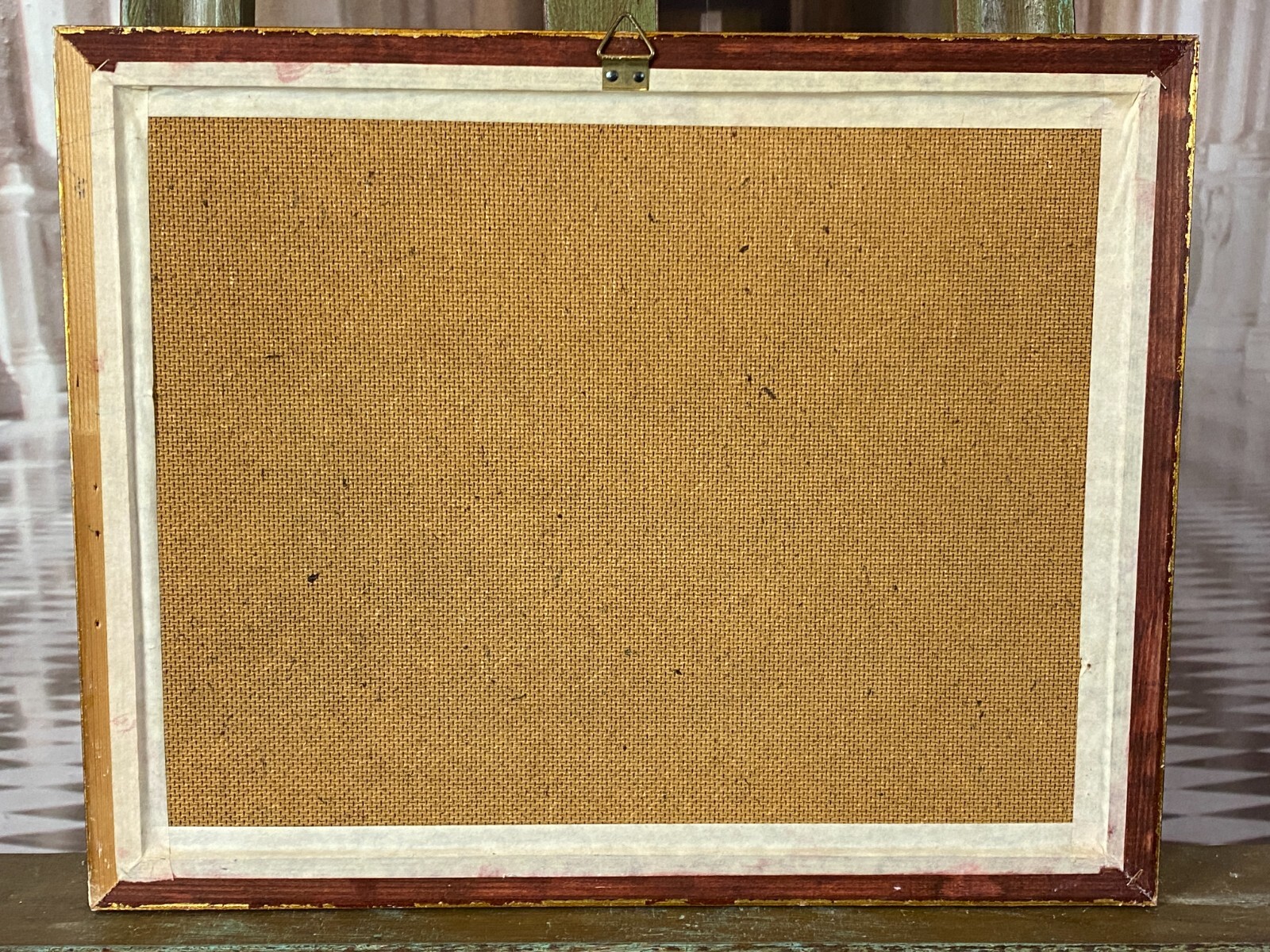 ÖLGEMÄLDE SEE LANDSCHAFT VOR GEBIRGE GEMÄLDE SIGNIERT HÖHNE GERAHMT – Bild 11