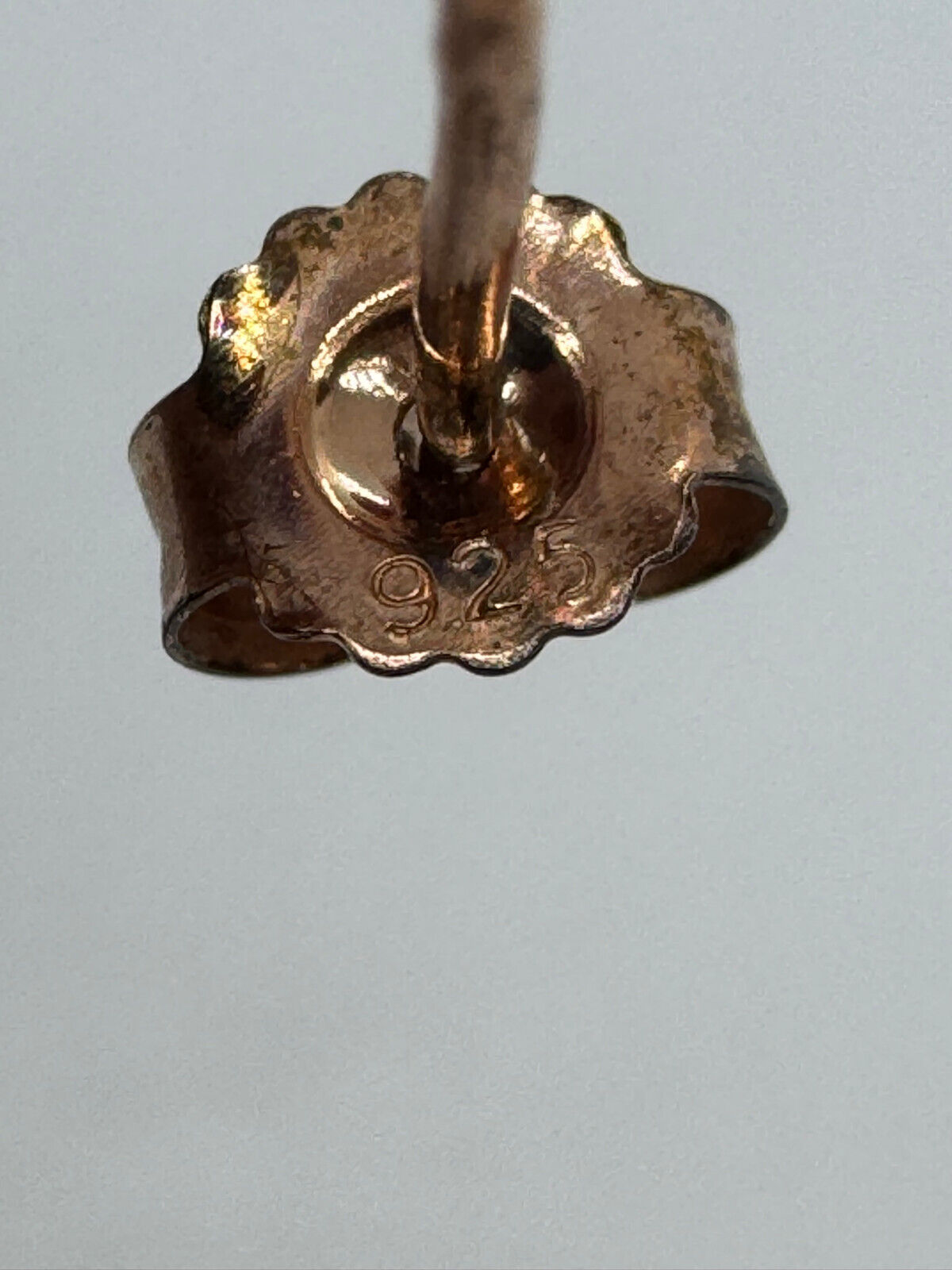 OHRHÄNGER OHRRINGE 925 STERLING SILBER ROSÉ GOLD DUBLIERT GRANAT GRANATE – Bild 15