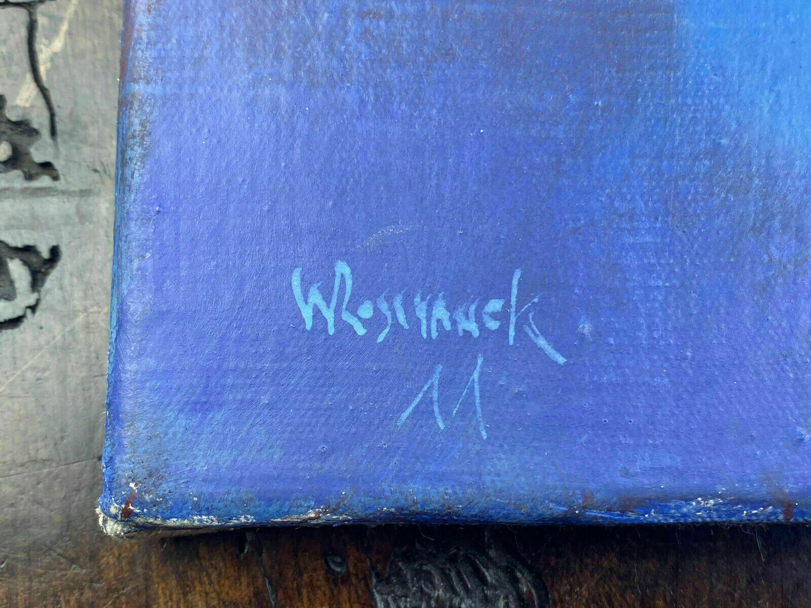 ÖLGEMÄLDE AKT EROTIK LIEGENDE FRAU WERNER RISCHANEK (1943) GEMÄLDE AUF LEINWAND – Bild 4
