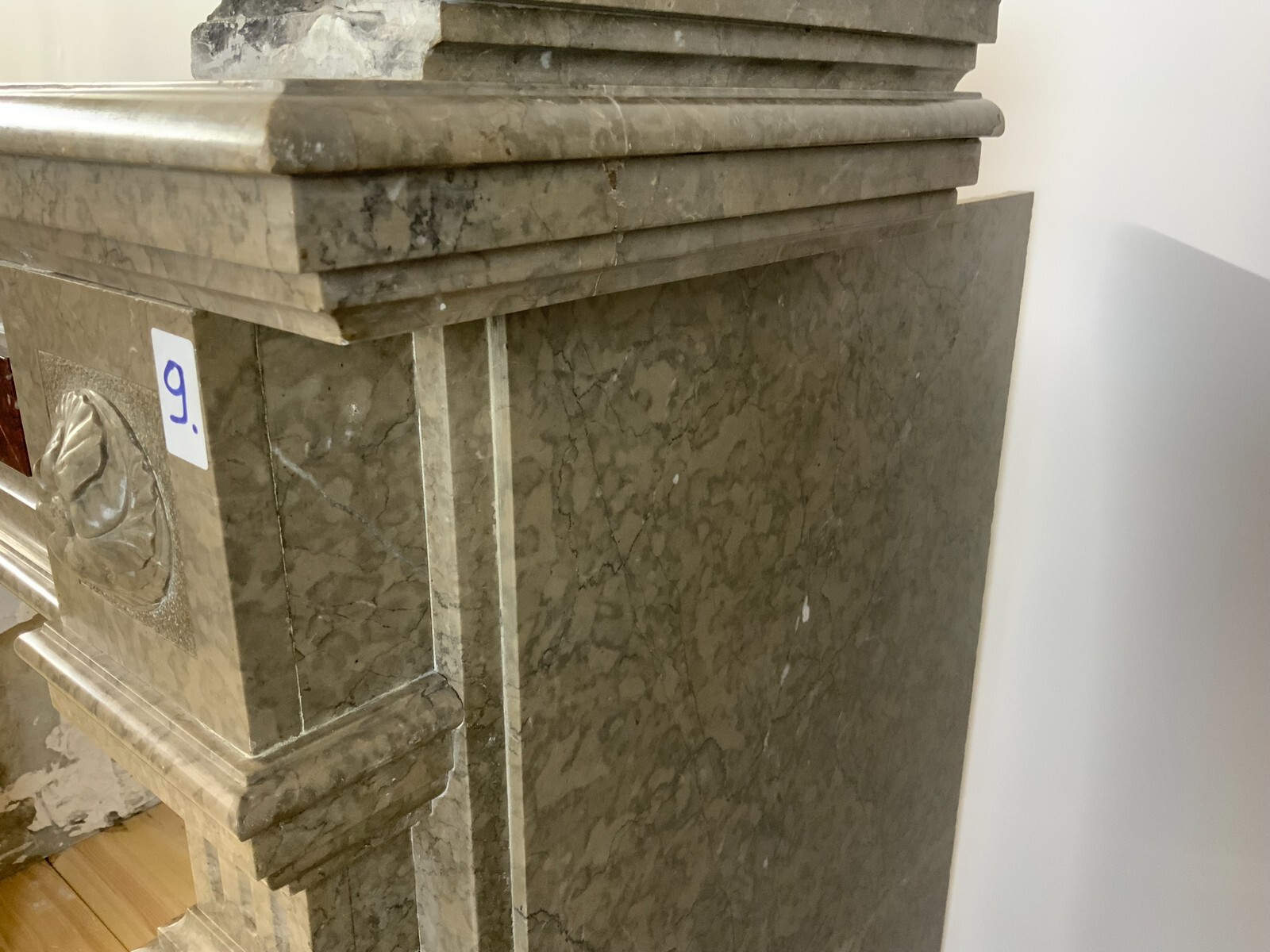 ANTIKE KAMINUMRANDUNG MARMOR KAMIN UM 1880 HISTORISMUS – Bild 12