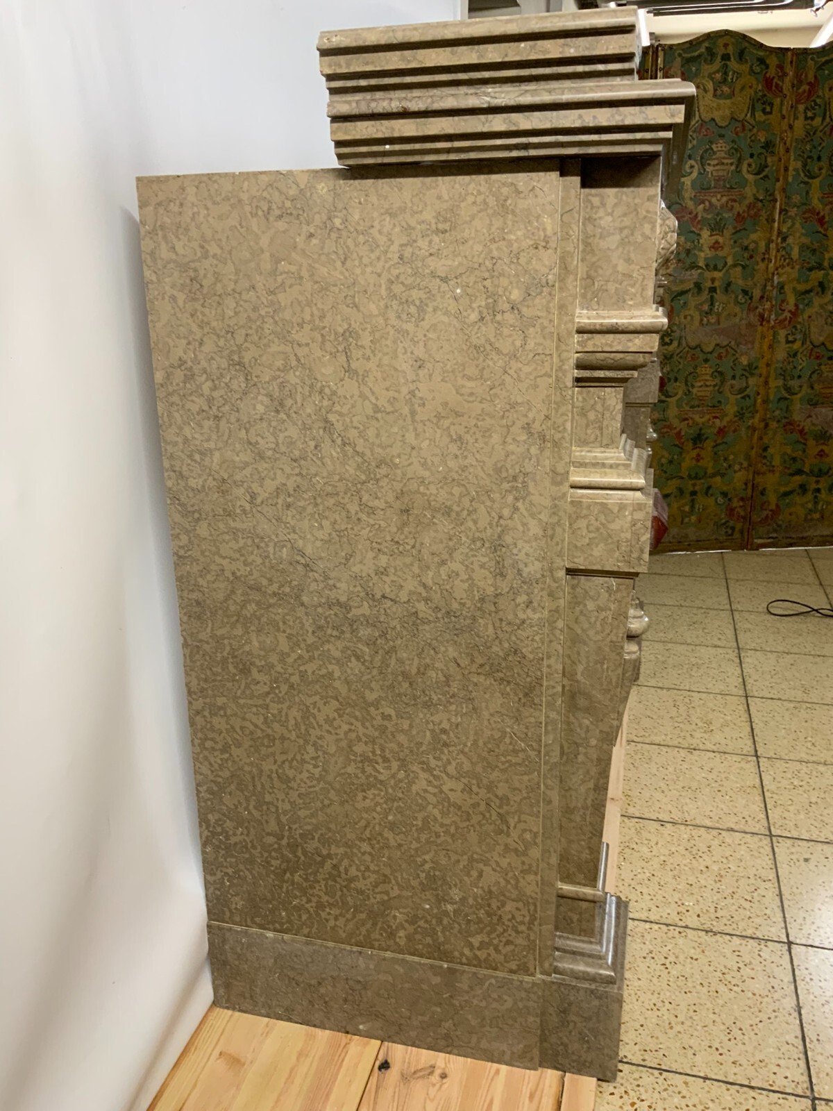 ANTIKE KAMINUMRANDUNG MARMOR KAMIN UM 1880 HISTORISMUS – Bild 4