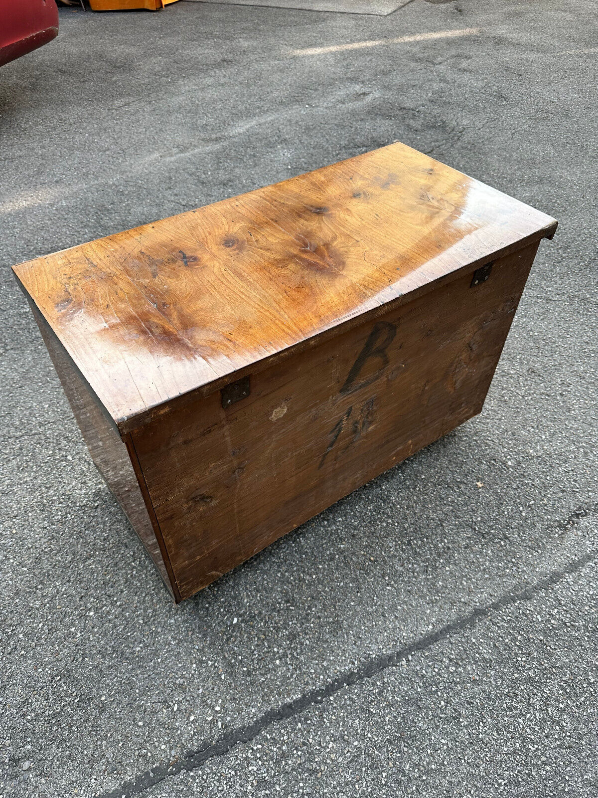 BIEDERMEIER TISCH SEKRETÄR NUSSBAUM FURNIERT MARRIAGE MÖBEL – Bild 11