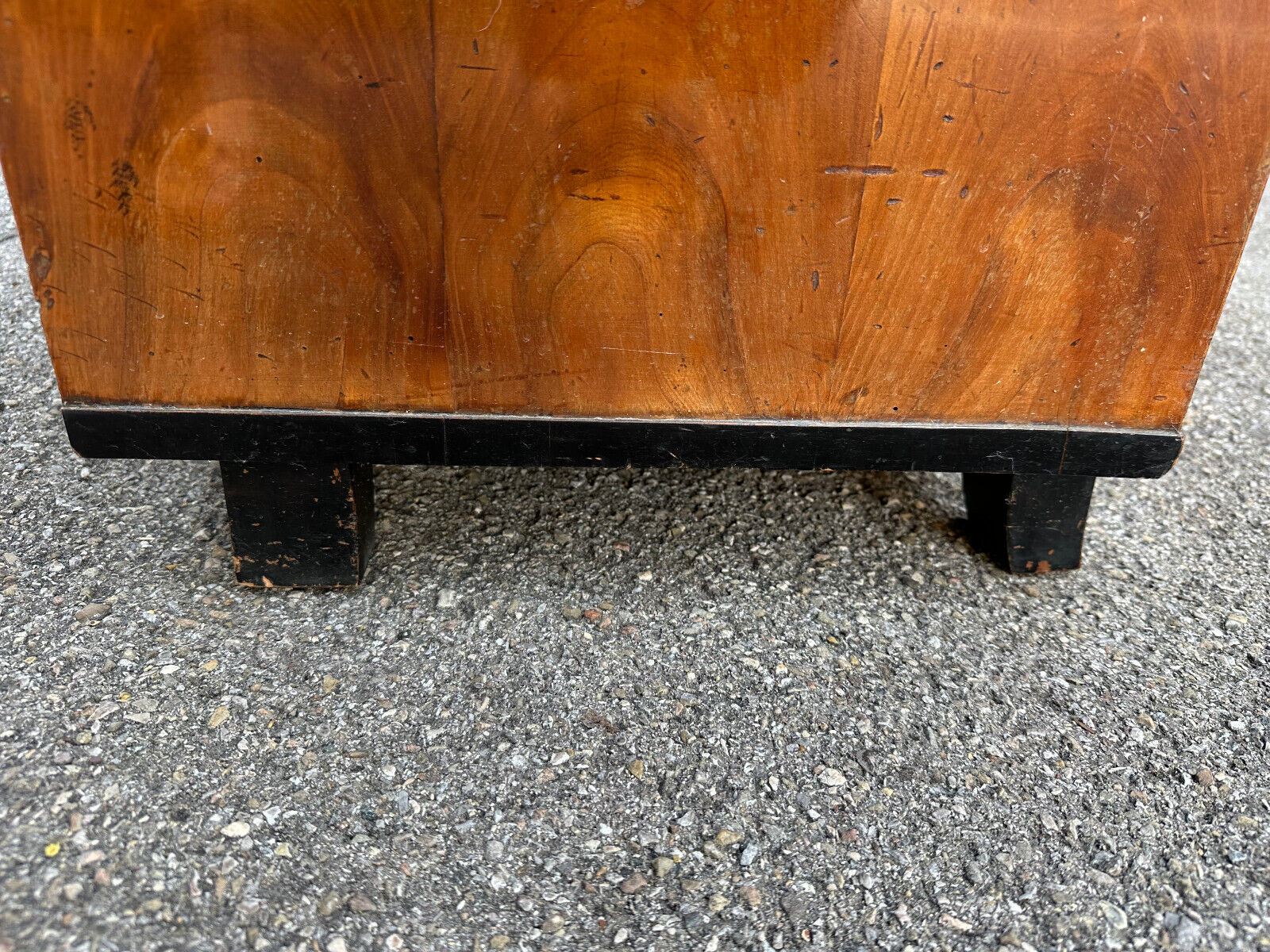 BIEDERMEIER TISCH SEKRETÄR NUSSBAUM FURNIERT MARRIAGE MÖBEL – Bild 13