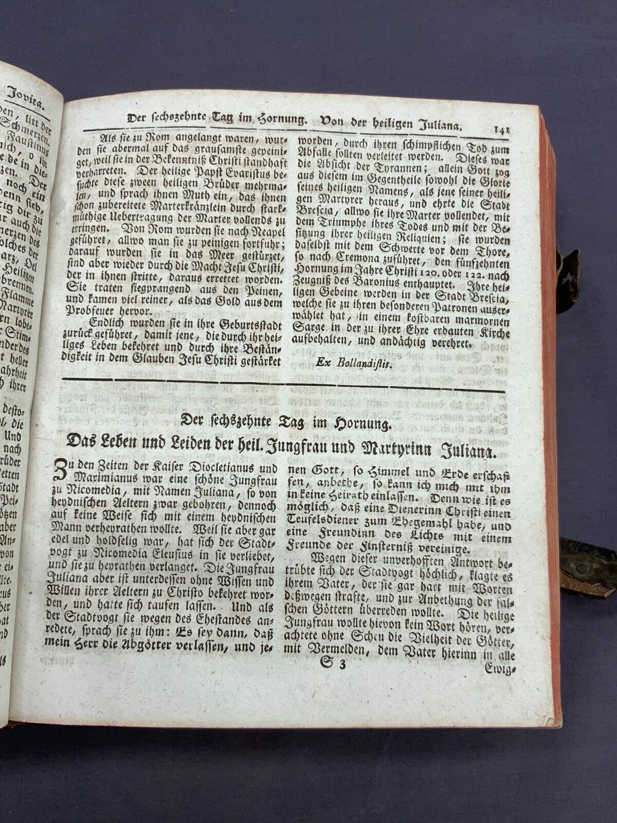 ANTIKES BUCH 19 TES JHDT TAFEL DER BEWEGLICHEN FESTEN – Bild 13