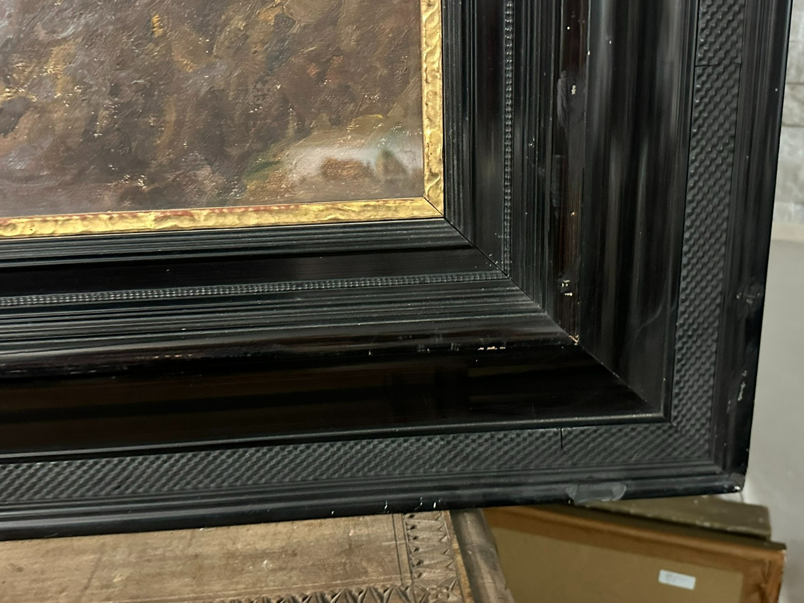 GROSSES ÖLGEMÄLDE BERG LANDSCHAFT Robert Franz CURRY (1872-1955) – Bild 12