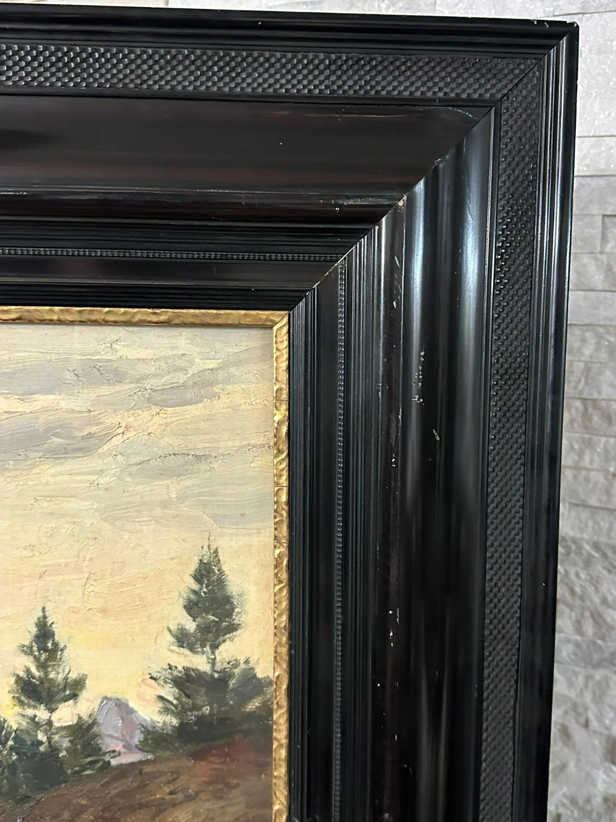 GROSSES ÖLGEMÄLDE BERG LANDSCHAFT Robert Franz CURRY (1872-1955) – Bild 13