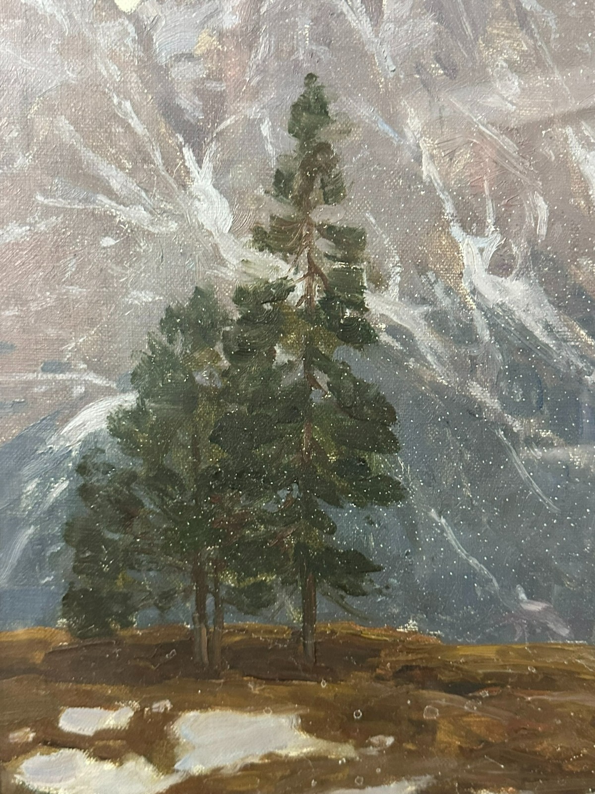 GROSSES ÖLGEMÄLDE BERG LANDSCHAFT Robert Franz CURRY (1872-1955) – Bild 4