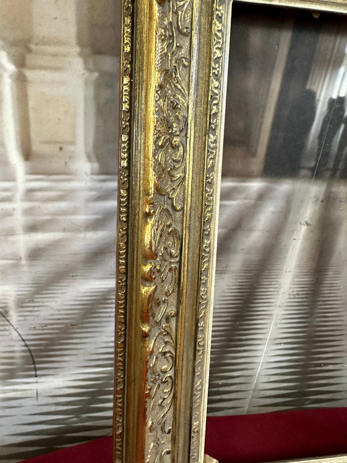 ALTER PRUNKRAHMEN BILDERRAHMEN RAHMEN 33x43cm – Bild 10