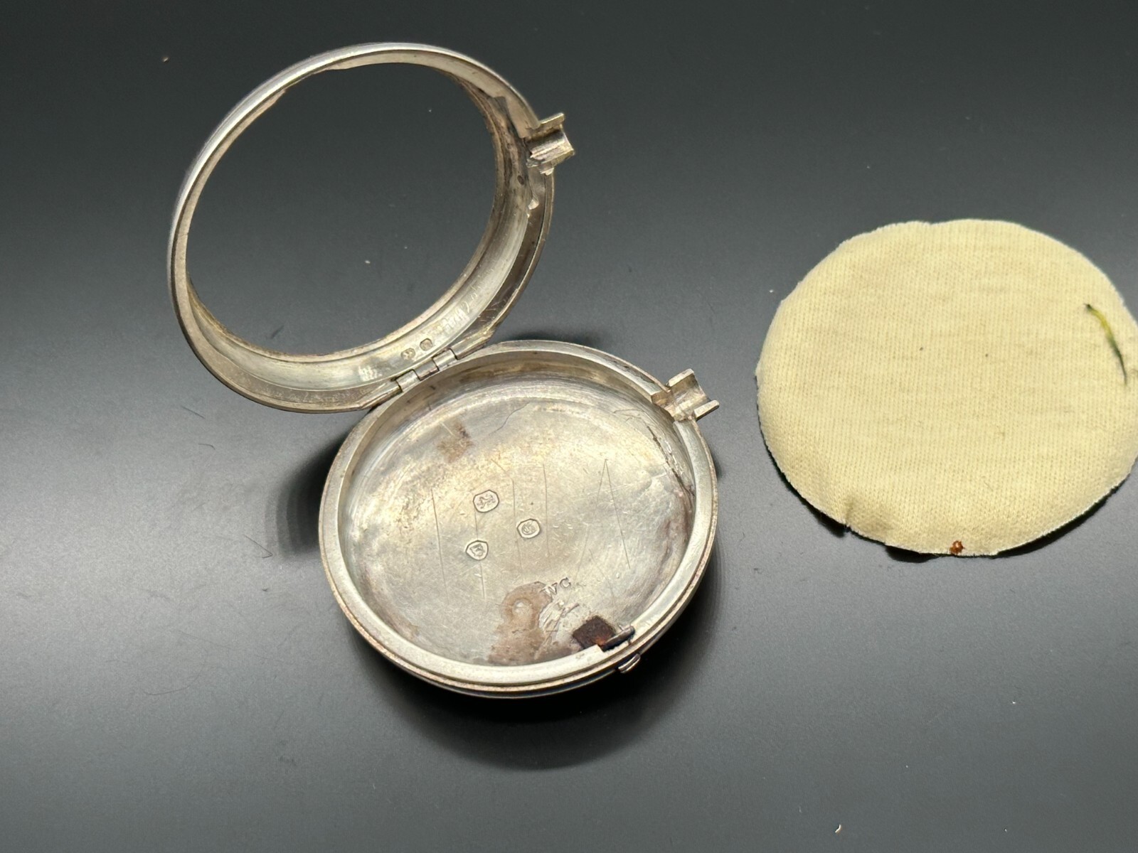 AUSSENGEHÄUSE FÜR ENGLISCHE TASCHENUHR AUS STERLING SILBER KEINE TASCHENUHR – Bild 7