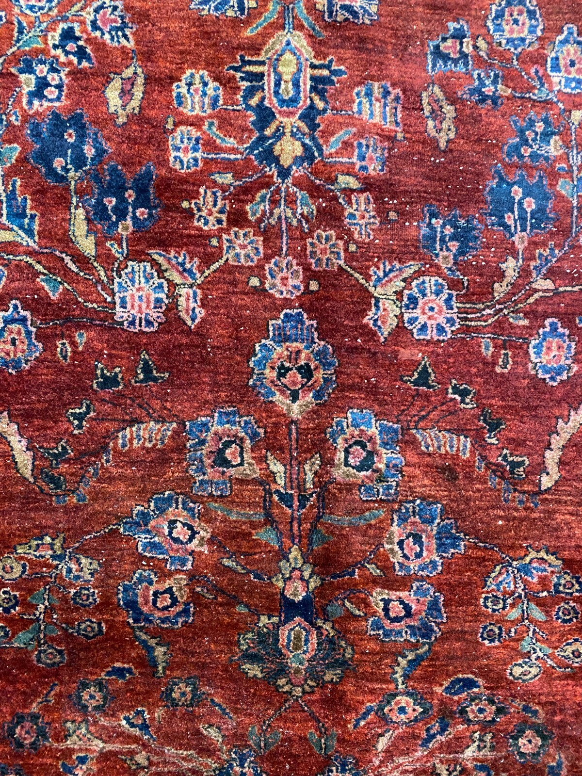 ALTER TEPPICH AUS WOLLE HANDGEKNÜPFT PERSER 350x260cm ORIENTTEPPICH – Bild 13