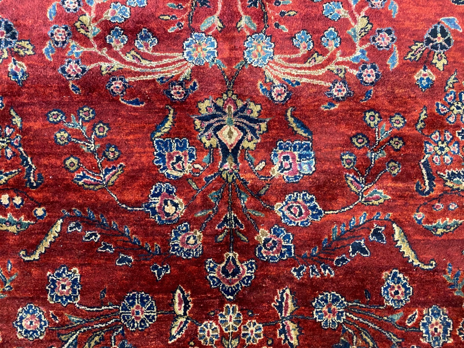 ALTER TEPPICH AUS WOLLE HANDGEKNÜPFT PERSER 350x260cm ORIENTTEPPICH – Bild 14