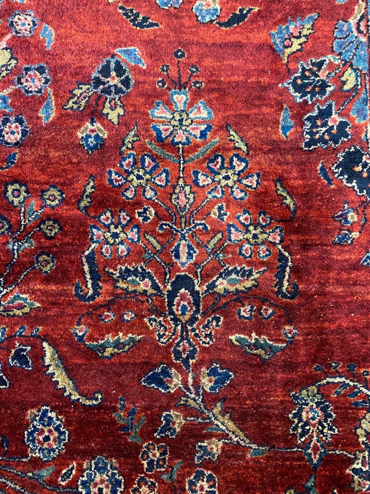 ALTER TEPPICH AUS WOLLE HANDGEKNÜPFT PERSER 350x260cm ORIENTTEPPICH – Bild 15