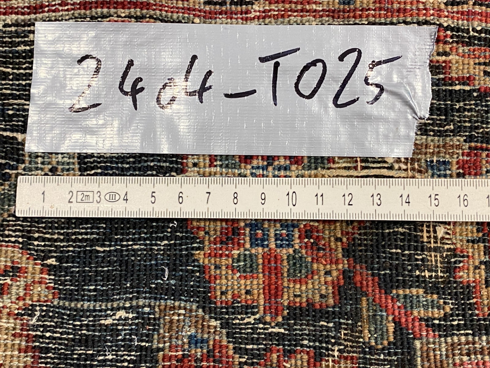 ALTER TEPPICH AUS WOLLE HANDGEKNÜPFT PERSER 350x260cm ORIENTTEPPICH – Bild 17