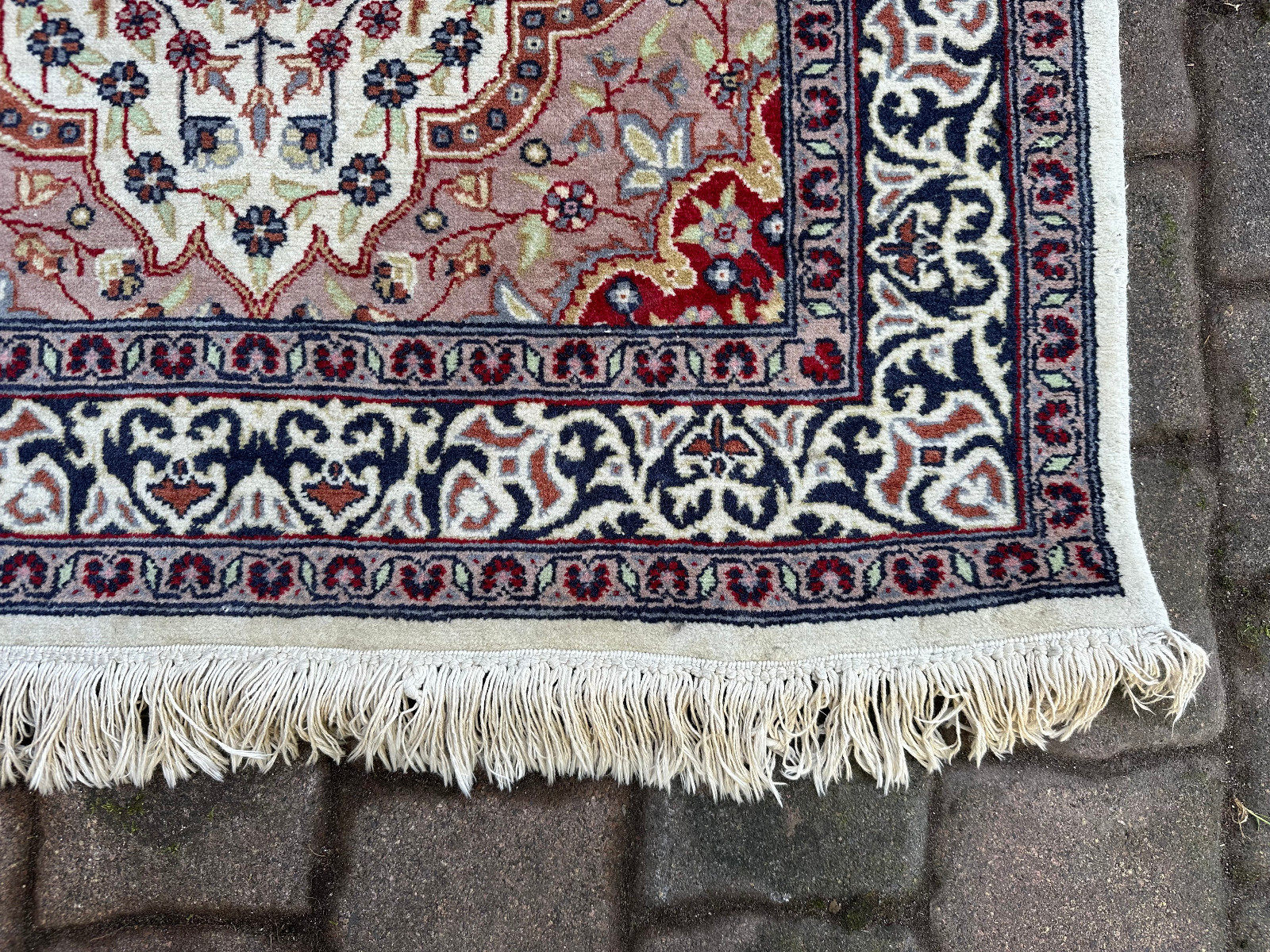 ALTER PERSER TEPPICH PERSISCHER ORIENTTEPPICH AUS WOLLE HANDGEKNÜPFT 170x96cm – Bild 4