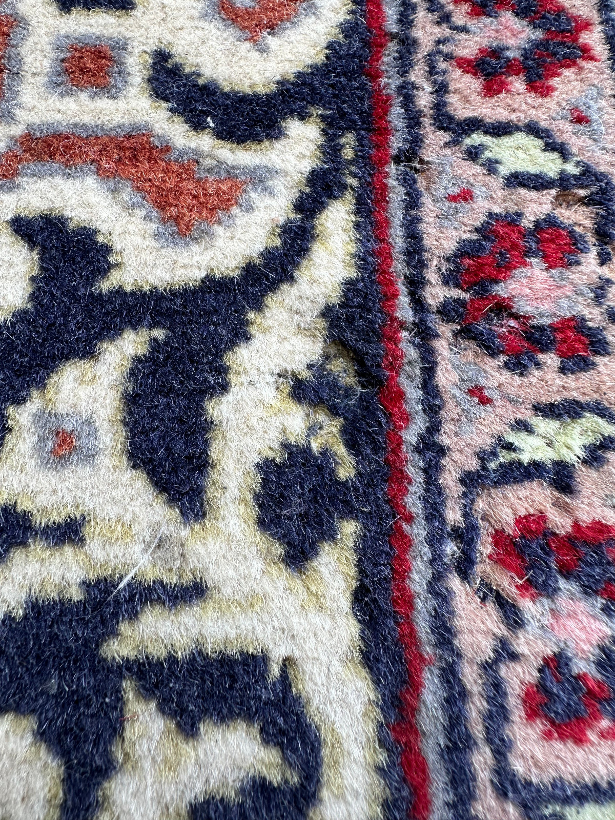 ALTER PERSER TEPPICH PERSISCHER ORIENTTEPPICH AUS WOLLE HANDGEKNÜPFT 170x96cm – Bild 5