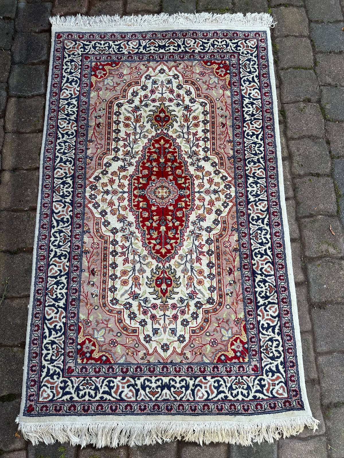 ALTER PERSER TEPPICH PERSISCHER ORIENTTEPPICH AUS WOLLE HANDGEKNÜPFT 170x96cm