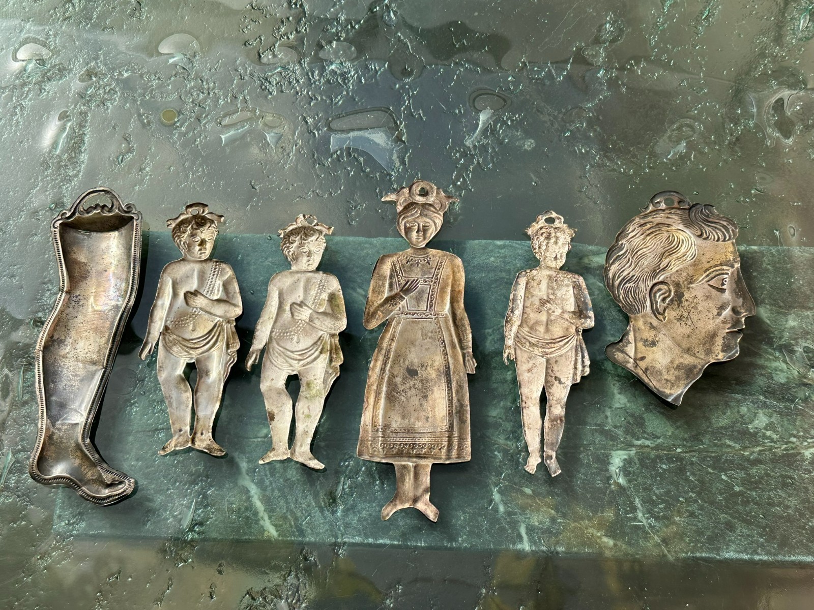 GRAZIE RICEVUTA KONVOLUT VOTIVGABEN BLECH VERSILBERT – Bild 8