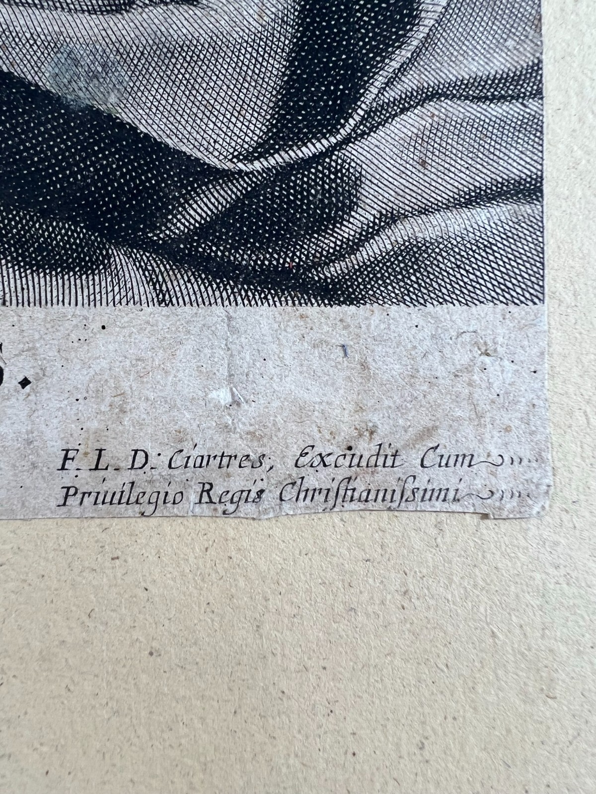 Antiker Stich auf Papier Heiliger Hieronimus Jean COUVAY (1605/22-1663) – Bild 9