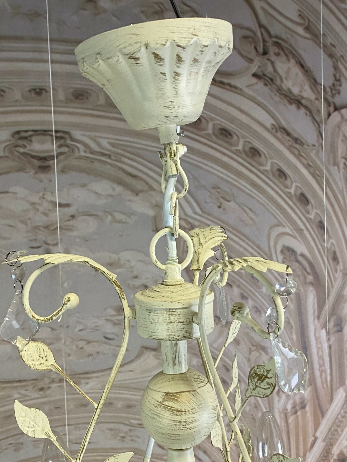 DECKENLAMPE DECKENLEUCHTE LAMPE NACH ANTIKEM VORBILD GESAMTHÖHE 83cm – Bild 4