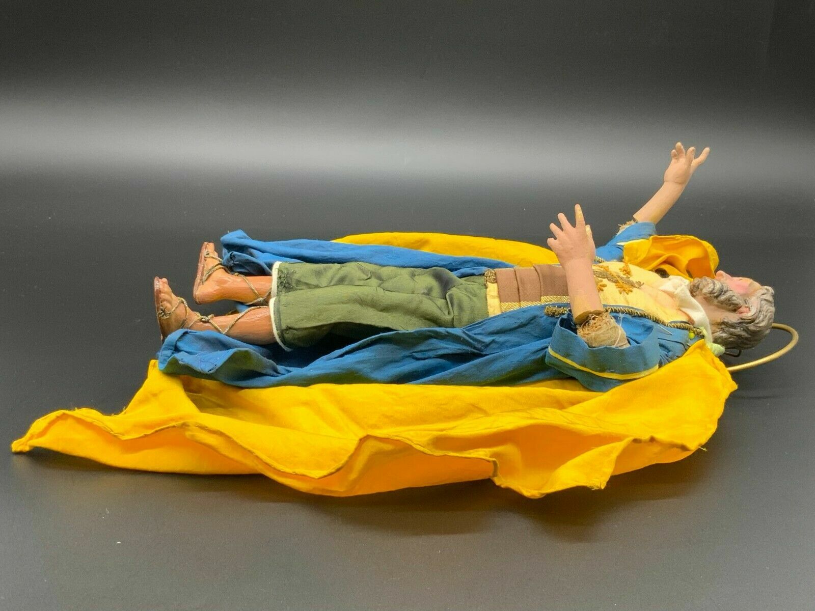 NEAPOLITANISCHE KRIPPENFIGUR HEILIGER JOSEF 32cm – Bild 11