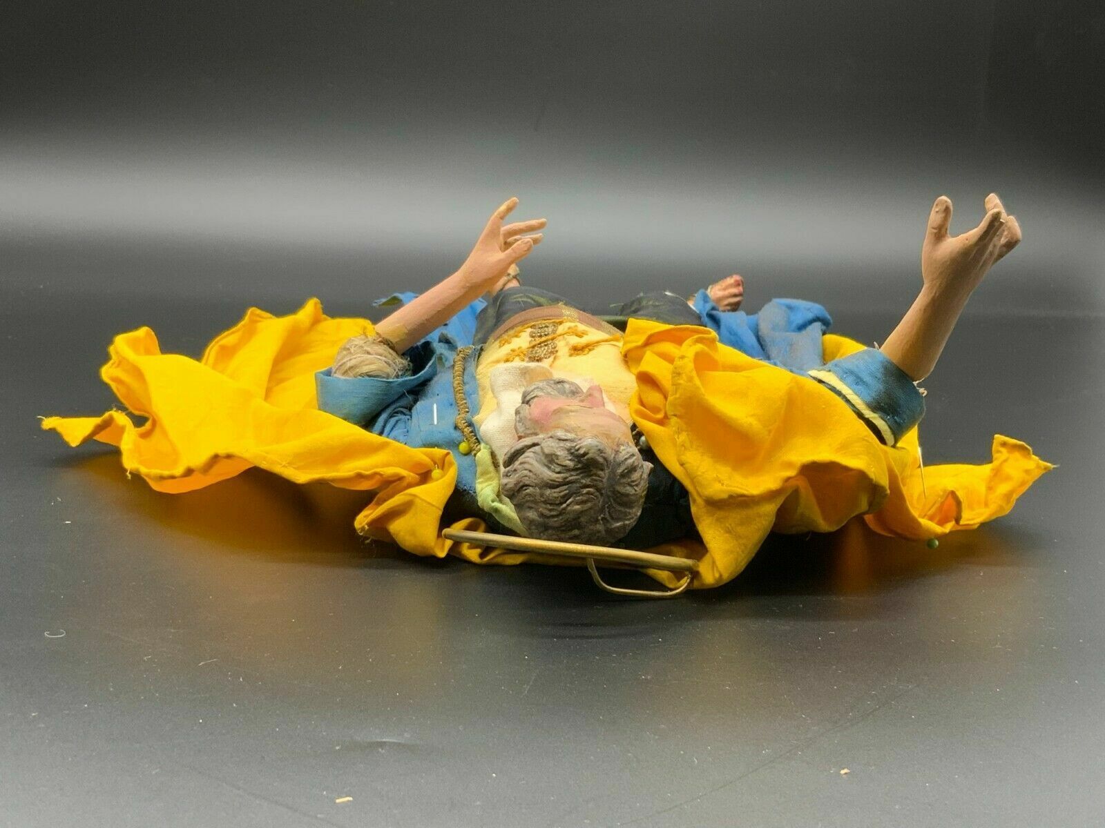 NEAPOLITANISCHE KRIPPENFIGUR HEILIGER JOSEF 32cm – Bild 12